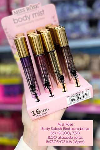 Miss Rôse Body Splash 15ml para bolsa