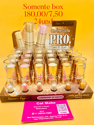 Amor anjo iluminado bastão