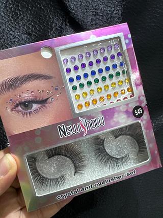 Kit de cílios com adesivo