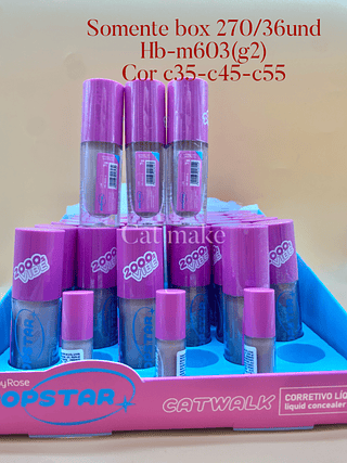 Ruby rose corretivo líquido g2 (somente box