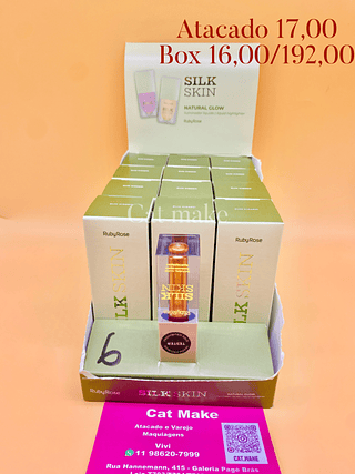 Lançamento Iluminador liquido Silk Skin - Ruby Rose