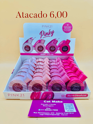 Lip golss mágico pink 21