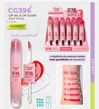 LIP GLOSS E LIP OIL SOUL MATE (Box c/24) cores que estiverem disponívei