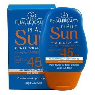￼Protetor Solar Sun 45 Phállebeauty Cosméticos Raios Uva