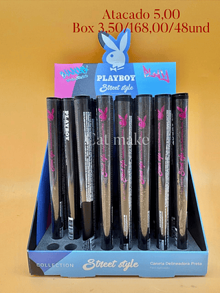 Playboy Caneta Delineadora preta