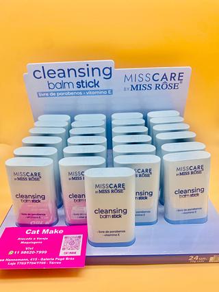 cleansing balm stick livre de parabenos • vitamina E MISSCARE BY MISS RÔSE®