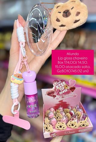 Miundo Lip gloss chaveiro