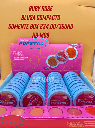 Ruby rose blush compacto(box