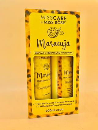 Kit Gel de limpeza corporal e hidratante corporal maracuja