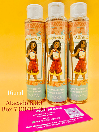 Moana Fenzza Limpeza Facial Micelar Water-120ml LANÇAMENTO