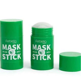 ￼Febella Máscara De Chá Verde Remover Cravos Anti-Acne Hidratante Beleza Pele Facial Clean Face Clareador Mask Stick MGS10101