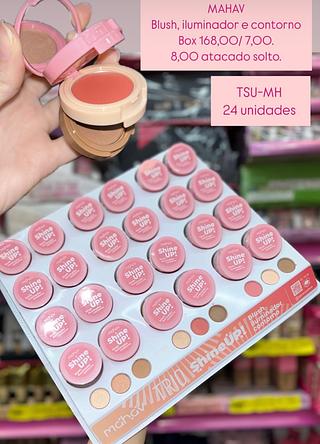 MAHAV Blush, iluminador e contorno