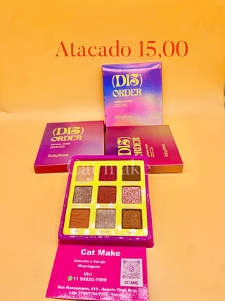 Ruby rose paleta de sombra