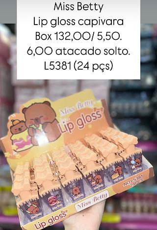 Miss Betty Lip gloss capivara