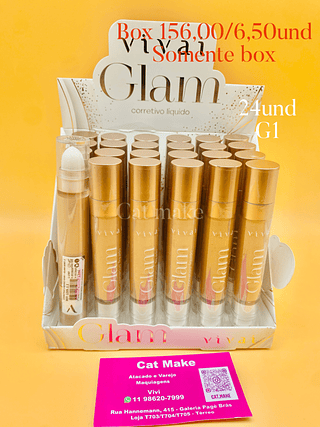 Caixa 24)Vivai corretivo glam sort g1
