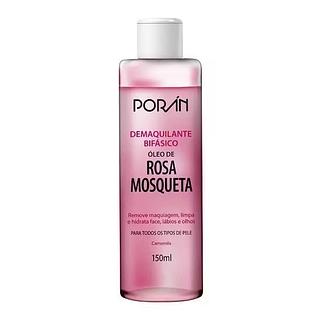 Demaquilante Bifásico Rosa Mosqueta 150ml Porán
