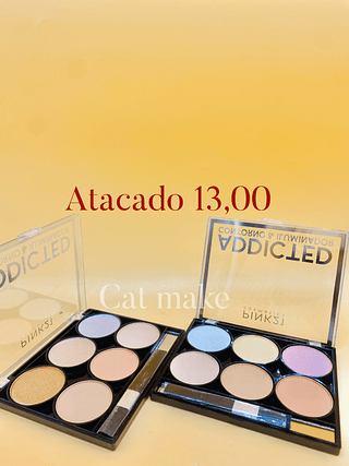 Iluminador e contorno pink21