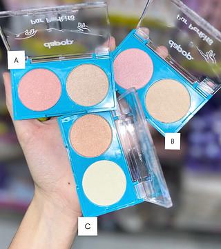 Dapop Duo blush cintilante e iluminador