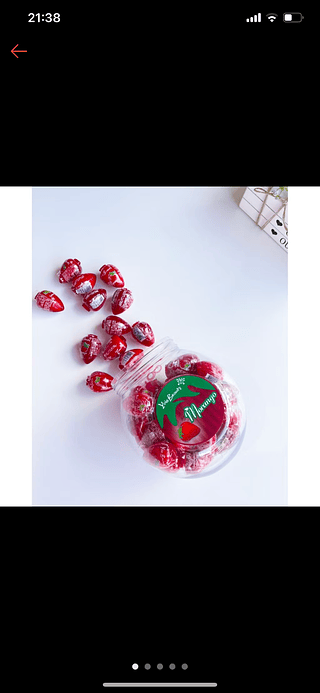 Brilho labial moranguinho ( Pt c/50)