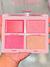 Paleta de Blush e Iluminador Linha Rosa - Ruby Rose