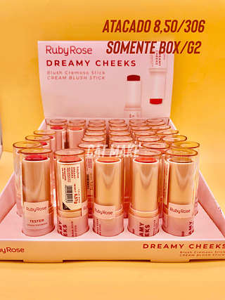 Ruby Rose Blush cremoso stick