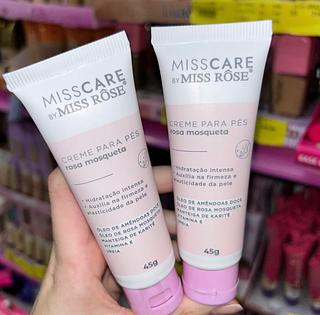 Miss Rôse Creme para os pés Rosa mosqueta