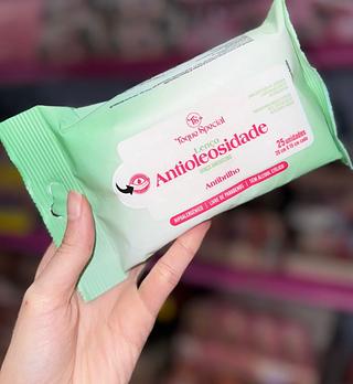 Toque special Lenço demaquilante