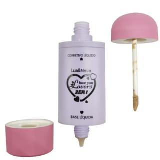 caixa Base e Corretivo Love You Lovers - Lua e Neve