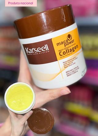 Karseell Máscara capilar reparadora colágeno Para cabelos secos e com descamação