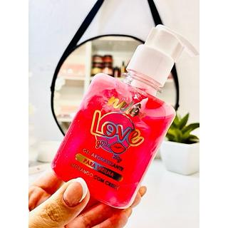 ￼Gel Hidratante para Virilha Aromatizante Love Girl - 250g Morango com Creme Beijável