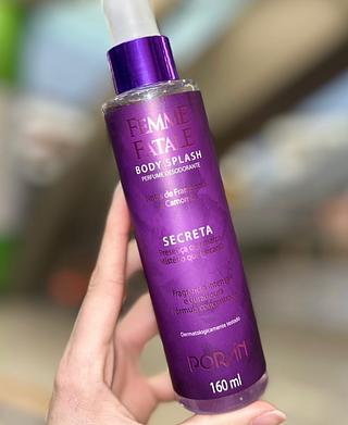 Porán Body Splash 160ml Com partículas de brilho