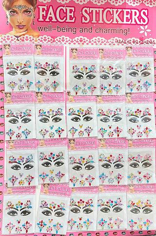 Strass Brilhoso para Maquiagem/Carnaval