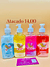 Kit 4GEL CREME HIDRATANTE CORPORAL /VIRILHA BABASOUL FRUTAS VERMELHAS - SOUL